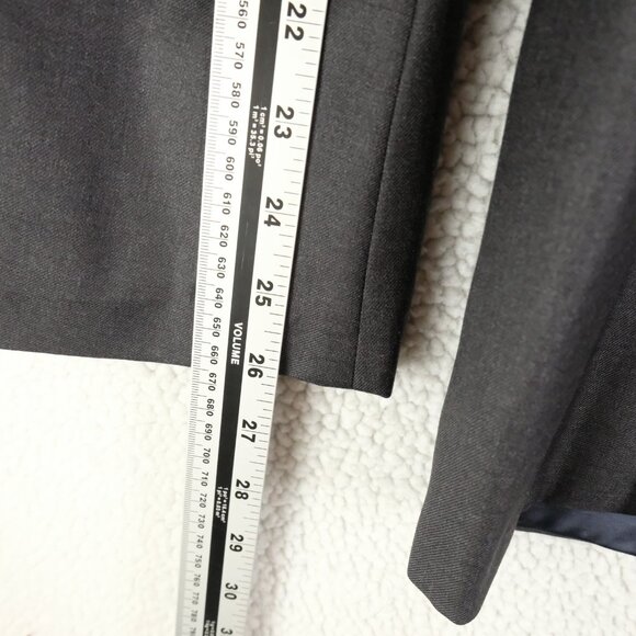 Hickey Freeman Blazer Mens 42 Regular Gray Traveler Wool Suit Jacket Made USA - Picture 11 of 15